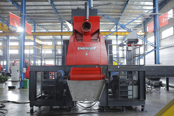 上海某資源再生公司定制鋁合金門窗破碎線客戶現(xiàn)場