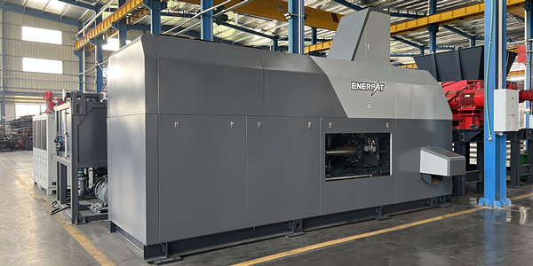 恩派特大型鋁屑壓塊機——高效運作，鋁屑處理產量“狂飆”