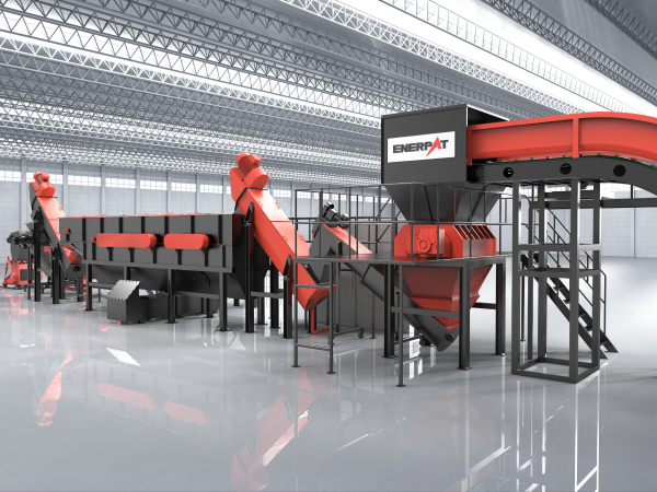 PP/PE薄膜和編織袋破碎清洗造粒方案