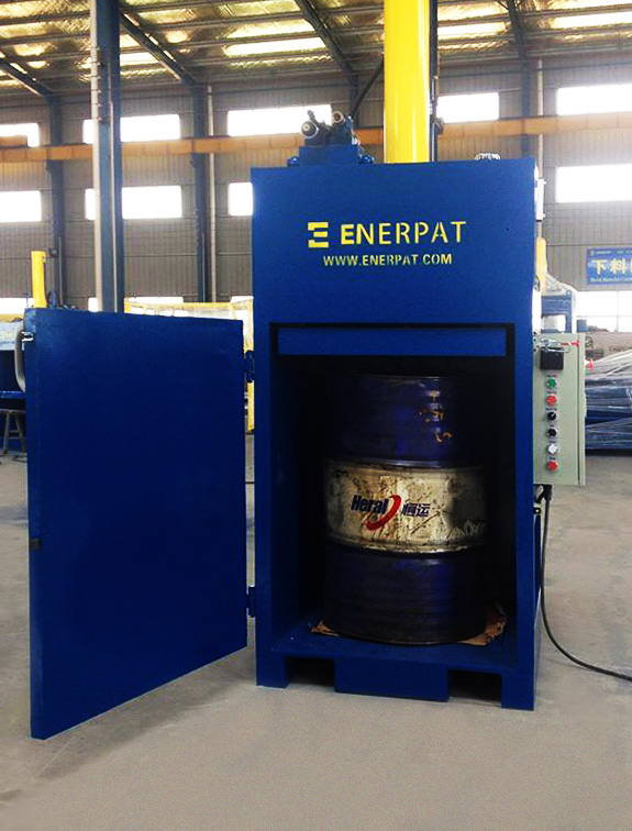 油桶壓扁機 油桶壓扁機