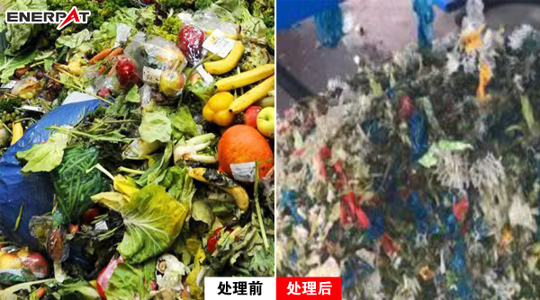 有機垃圾處理前后圖2 有機垃圾處理前后圖2