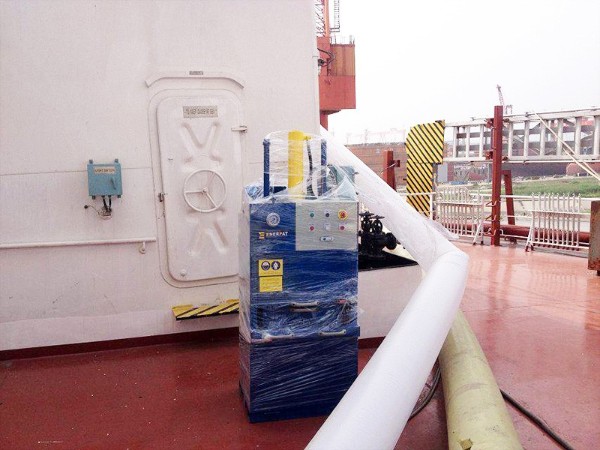 中遠(yuǎn)公司與恩派特定制垃圾打包機(jī)案例